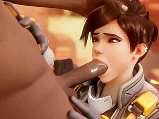 tracer pays a bet with a blowjob from bewyx featuring cinderdryadva