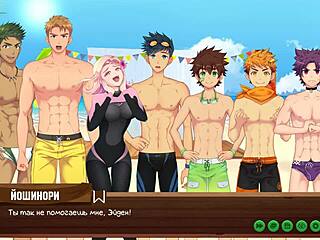 Teen Twink Friend in Hentai Game Anime