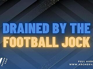 Public humiliation for a young football jock slave