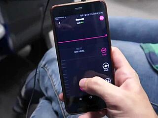 Teen controlling orgasm with toys on the train!