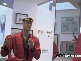 Wow, watch this intense foursome POV fuck with horny lingerie bunnies at the party!