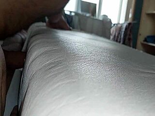 Fucking Mattress Hole And Cumming On Bed