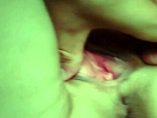 play with wife's pussy and holes! finger her hard!