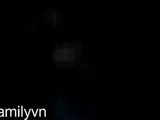 Intimate Moments of Vietnamese Couple in Passionate Action