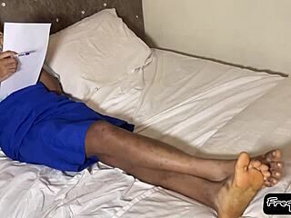 Hot sex with black cock after classes