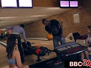 Petite European teens take BBCs in hardcore group sex