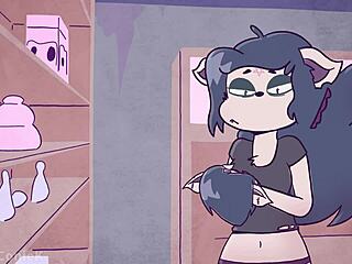Voodoo doll gets a huge cumflation in this hentai video