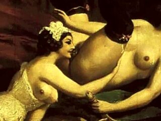 vintage erotic illustration from retro hentai anime