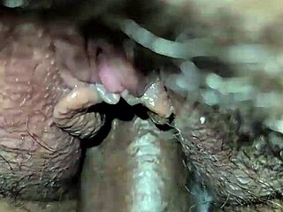 Asian babe gets double creampie