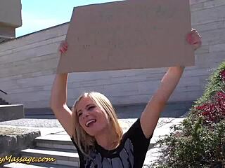 Lesbian girls give slippery nuru massage with licking and fingering to orgasm! 😍