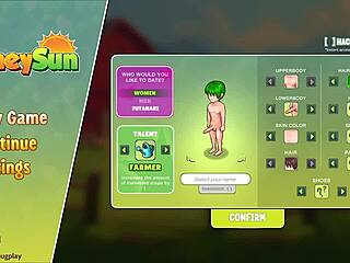 Redhead Flight Attendant in Honeysun Gameplay