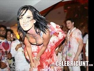 Katy Perry's big boobs and upskirt shots in her celebrity nude collection