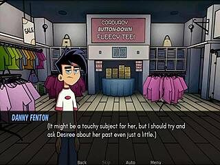 In Amity Park, a foursome dances and creampies at night