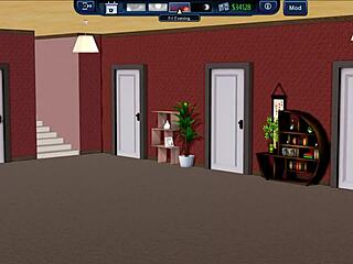 Harem hotel 14. A cartoon adventure in a luxurious hotel setting