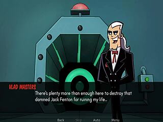 In Amity Park, a foursome dances and creampies at night