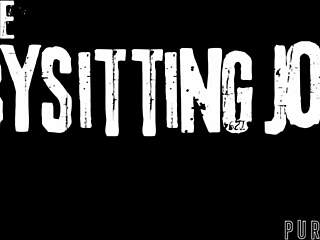 Babysitter Hooks Up with Older Guy