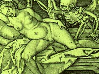 Detailed Vintage Erotic Illustration From Retro Hentai Anime Cartoon