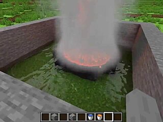 Realistic Minecraft ASMR with SATISFYING CUM Lava Destruction