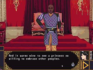 In naked ambition, the princess competes for the throne. Will she succeed?