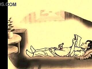 Detailed Vintage Erotic Illustration From Retro Hentai Anime Cartoon