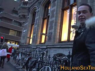 Sexual experience of a blonde amateur prostitute in high definition