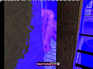 Neighbor caught us on cam while banging in the shower together