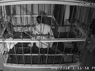 The cagecam feed shows raw, unedited gay bondage action