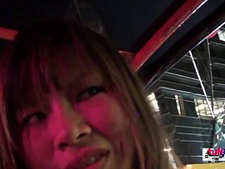 Young asian teen gets rough banging in group 😏