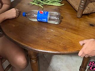 sexy niece fucks lucky uncle in kitchen