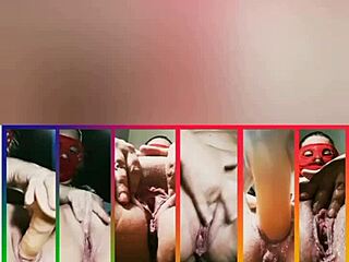 Sluts undressing and masturbating with toys in public