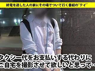 Japanese amateur gets a facial in a hot blowjob scene