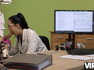 uhh, this czech brunette nympho got approved for hot sex, damn lucky!