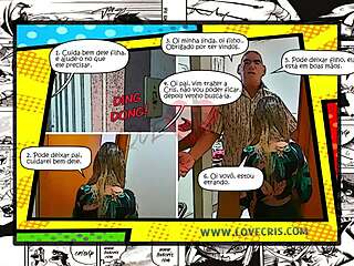 Vovo Sapeca Netinha Chantageada Como Tudo Comecou Volume 1 HQ Comic Porn Cristina Almeida