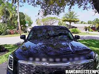 horny teen can't stop masturbating with dildo in every room of the house