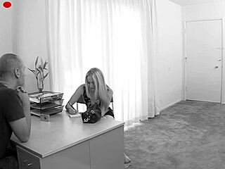 Hot casting with horny girl and hard sex scenes