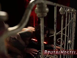 Young tourists bound in bondage domination with Felicity Feline