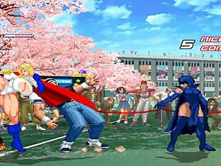 Wow, Hentai Mugen Brian and Kim Clash with Power Girl!