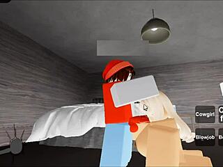 Banged roblox whore doggystyle on floor