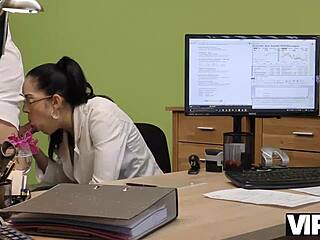 uhh, this czech brunette nympho got approved for hot sex, damn lucky!