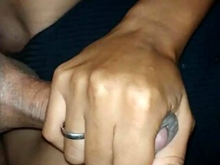 Handjob Explosion from Girlfriend's Friend - What a Rush!