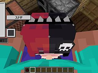 Ellie takes rough deepthroat for messy facial