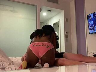 Cupcake Enjoys Bent Over Doggy Style Position
