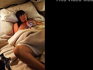 mom watches her young 18+ friend jerk off while masturbating herself