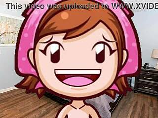 Mama gives tit job in hentai anime style. 😘🍒