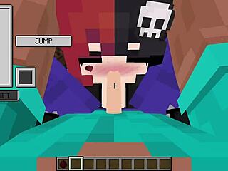 Ellie takes rough deepthroat for messy facial