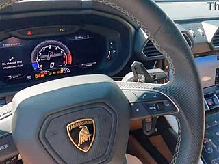 Tru kait bent over for big cock assfucking in lambo