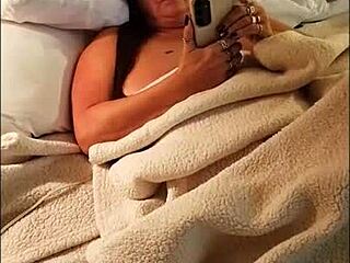 mom watches her young 18+ friend jerk off while masturbating herself