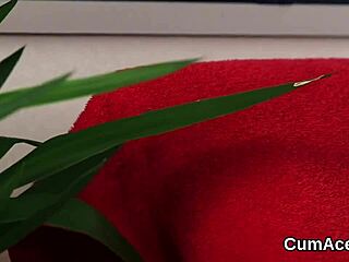 Nasty sex kitten gets covered in sperm and cream
