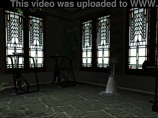 Let's Play Kelly: Blonde Gives Blowjob In Lingerie!