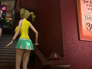 what's hotter than 3d cartoon threesome action?